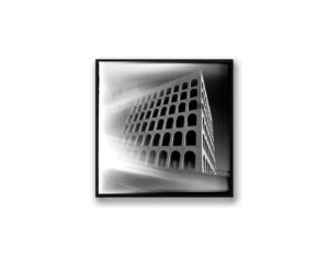 #92120201, Palazzo della Civiltà Italiana, Roma, 1992, image 50x50 cm, frame 52,8x52,8 cm